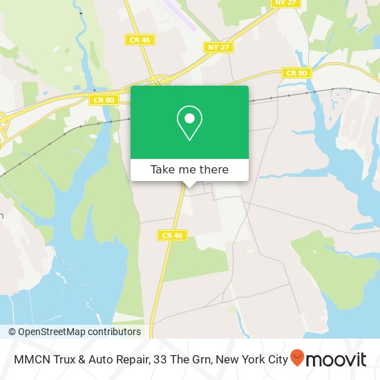 Mapa de MMCN Trux & Auto Repair, 33 The Grn