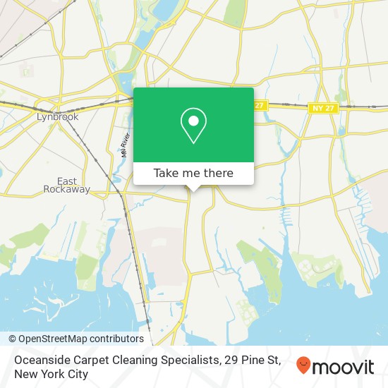 Oceanside Carpet Cleaning Specialists, 29 Pine St map