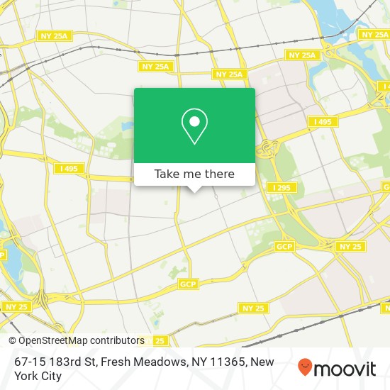 67-15 183rd St, Fresh Meadows, NY 11365 map