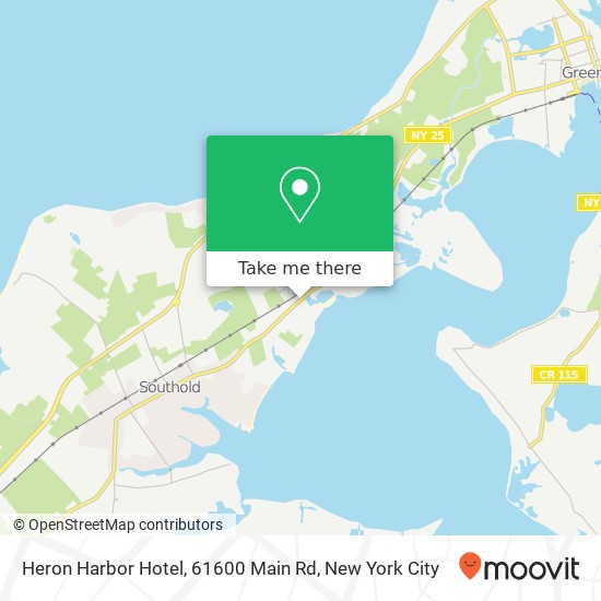 Mapa de Heron Harbor Hotel, 61600 Main Rd