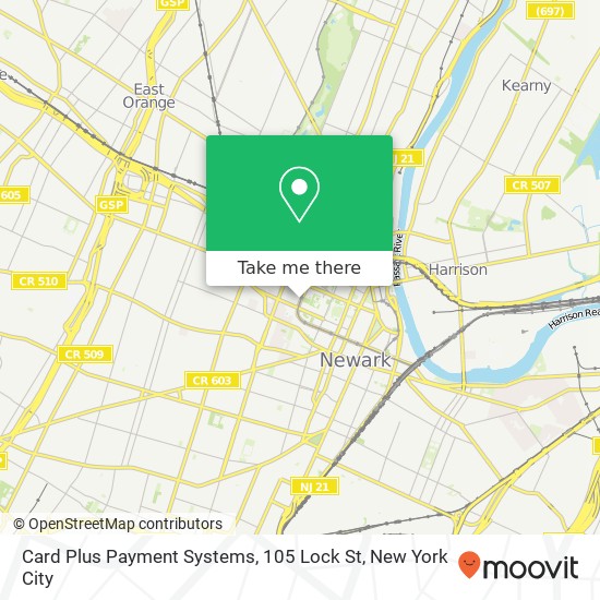 Card Plus Payment Systems, 105 Lock St map