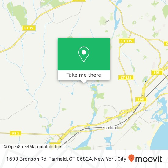 1598 Bronson Rd, Fairfield, CT 06824 map