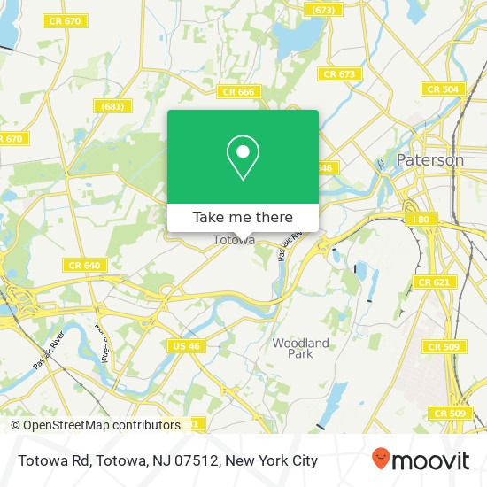 Totowa Rd, Totowa, NJ 07512 map