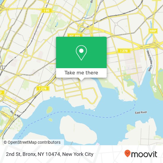 2nd St, Bronx, NY 10474 map