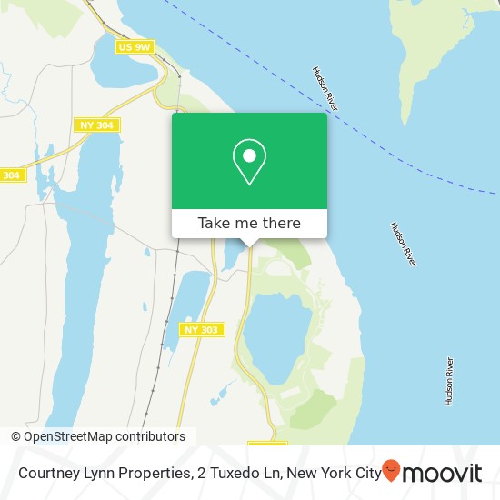 Mapa de Courtney Lynn Properties, 2 Tuxedo Ln