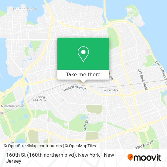 160th St (160th northern blvd) map