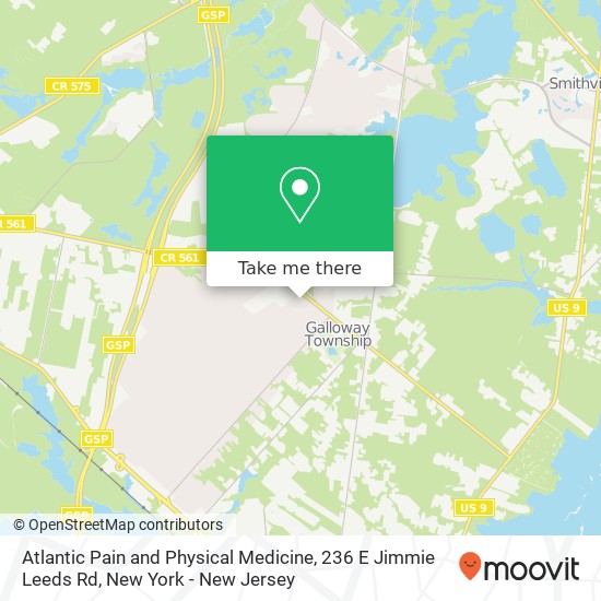 Atlantic Pain and Physical Medicine, 236 E Jimmie Leeds Rd map