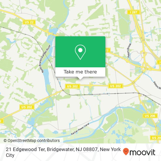 21 Edgewood Ter, Bridgewater, NJ 08807 map