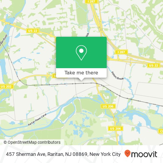 457 Sherman Ave, Raritan, NJ 08869 map