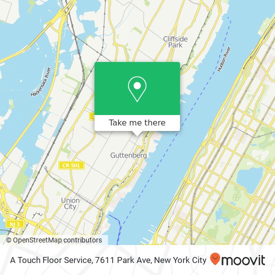 A Touch Floor Service, 7611 Park Ave map