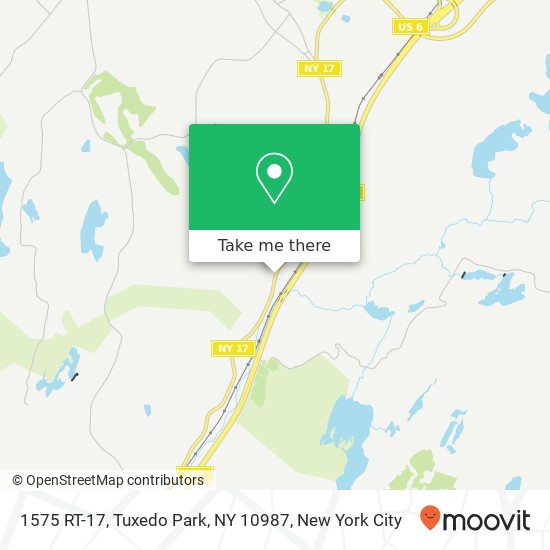 1575 RT-17, Tuxedo Park, NY 10987 map