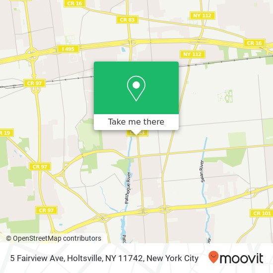5 Fairview Ave, Holtsville, NY 11742 map