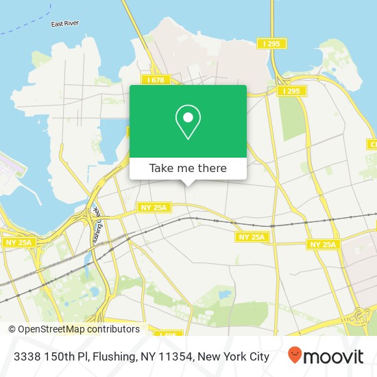 3338 150th Pl, Flushing, NY 11354 map