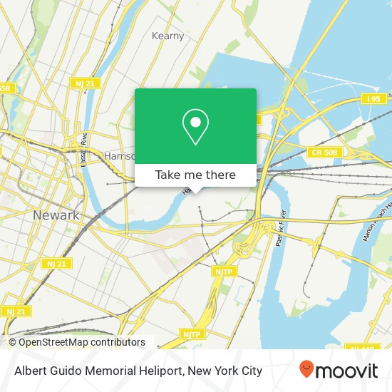 Albert Guido Memorial Heliport map