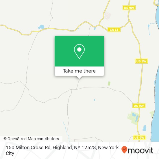 150 Milton Cross Rd, Highland, NY 12528 map