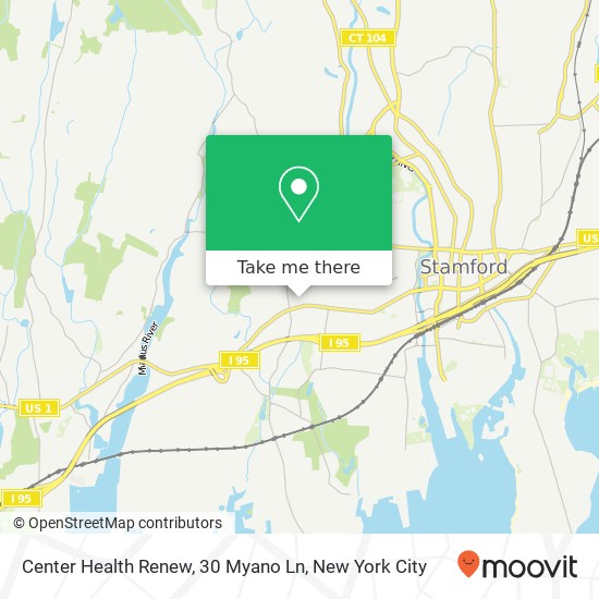 Mapa de Center Health Renew, 30 Myano Ln