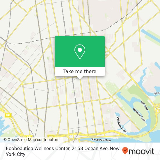 Mapa de Ecobeautica Wellness Center, 2158 Ocean Ave