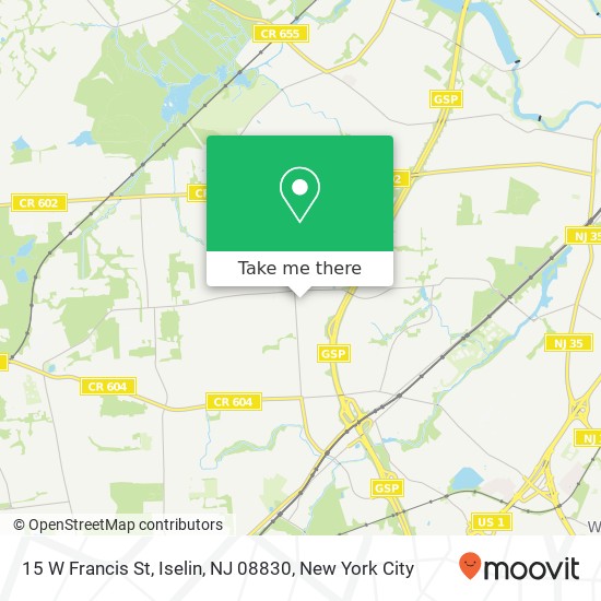 15 W Francis St, Iselin, NJ 08830 map