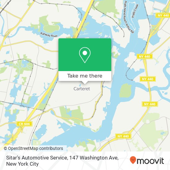 Sitar's Automotive Service, 147 Washington Ave map