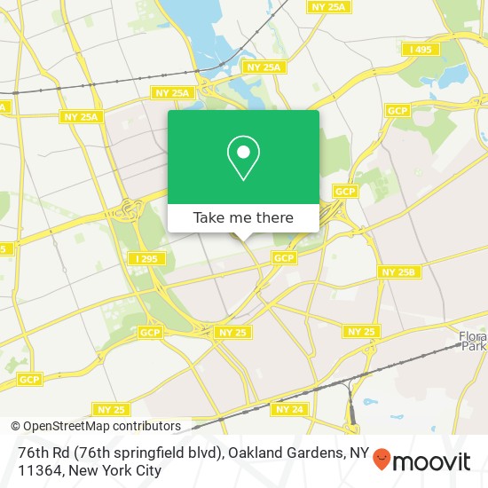 76th Rd (76th springfield blvd), Oakland Gardens, NY 11364 map