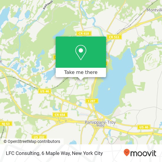 LFC Consulting, 6 Maple Way map