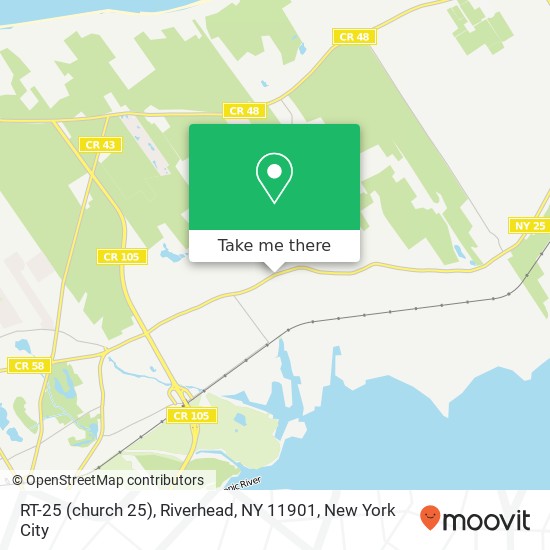 RT-25 (church 25), Riverhead, NY 11901 map