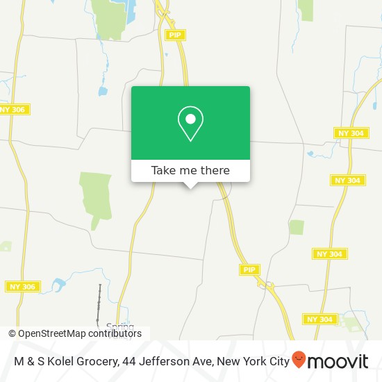 Mapa de M & S Kolel Grocery, 44 Jefferson Ave