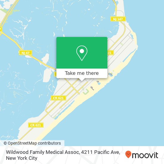 Mapa de Wildwood Family Medical Assoc, 4211 Pacific Ave