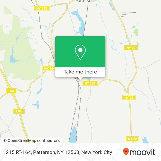 Mapa de 215 RT-164, Patterson, NY 12563