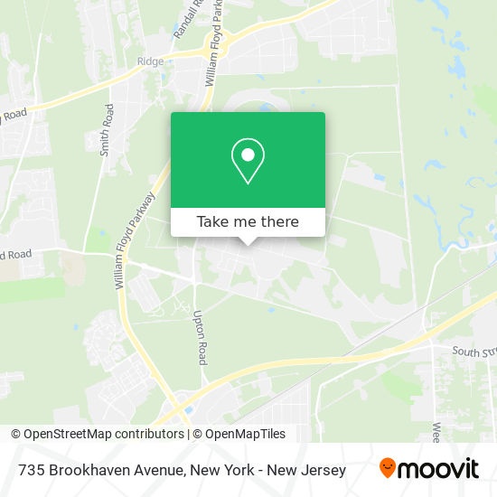 Mapa de 735 Brookhaven Avenue