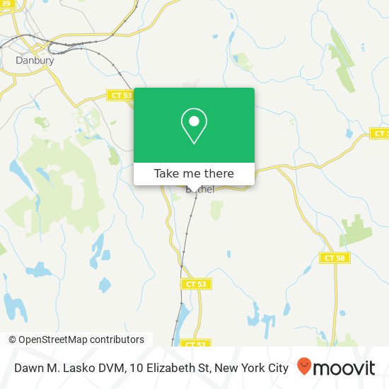 Mapa de Dawn M. Lasko DVM, 10 Elizabeth St