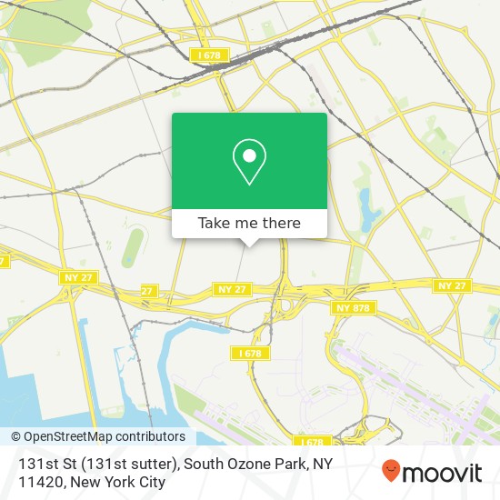 131st St (131st sutter), South Ozone Park, NY 11420 map