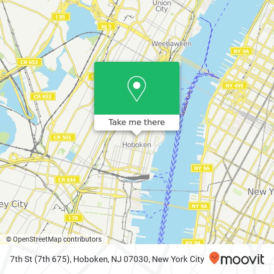 7th St (7th 675), Hoboken, NJ 07030 map