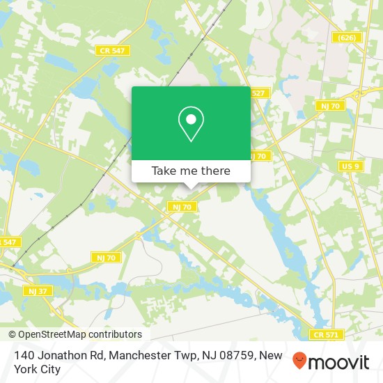 140 Jonathon Rd, Manchester Twp, NJ 08759 map