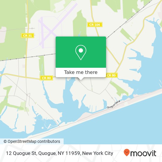 12 Quogue St, Quogue, NY 11959 map