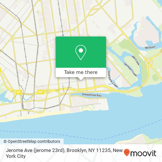 Jerome Ave (jerome 23rd), Brooklyn, NY 11235 map