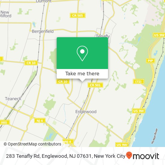 283 Tenafly Rd, Englewood, NJ 07631 map