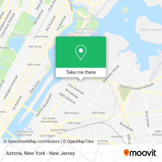 Astoria map