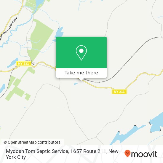 Mapa de Mydosh Tom Septic Service, 1657 Route 211