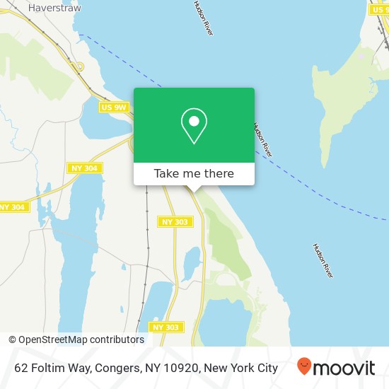 62 Foltim Way, Congers, NY 10920 map