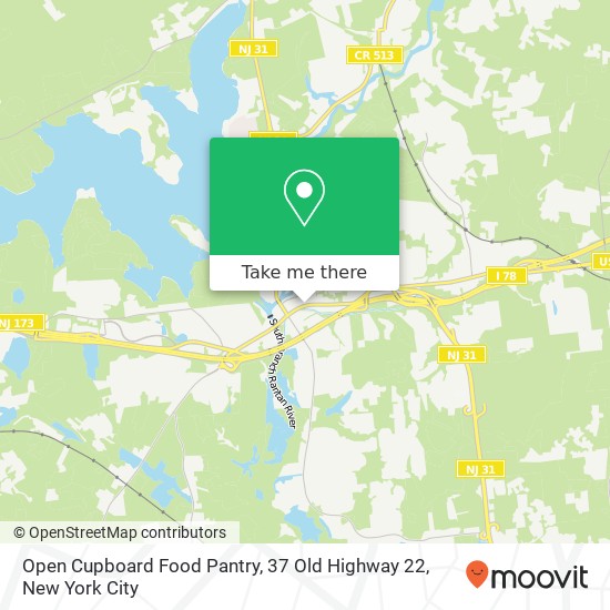 Open Cupboard Food Pantry, 37 Old Highway 22 map