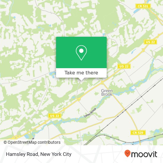 Mapa de Hamsley Road