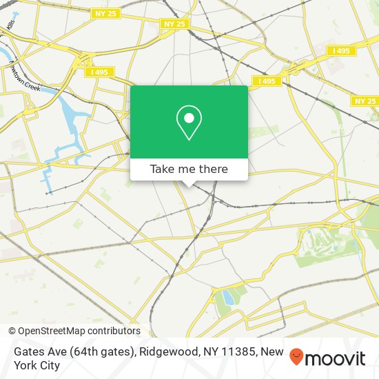 Gates Ave (64th gates), Ridgewood, NY 11385 map