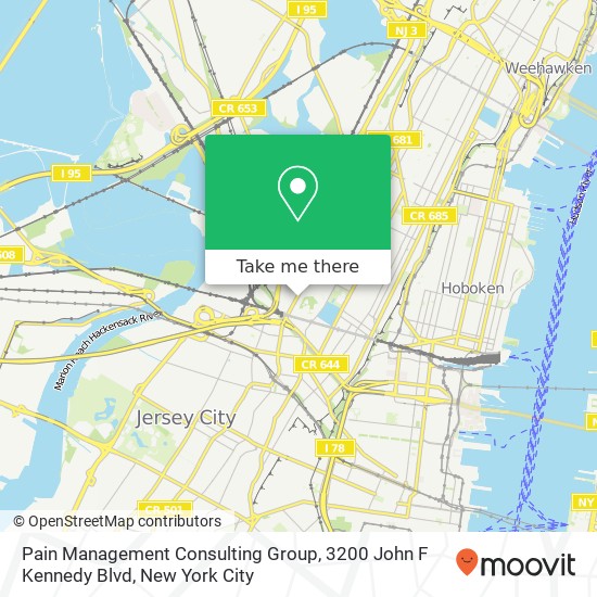 Mapa de Pain Management Consulting Group, 3200 John F Kennedy Blvd