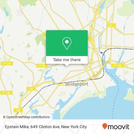 Mapa de Epstein Mike, 649 Clinton Ave