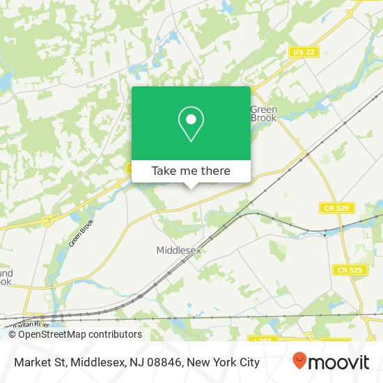 Market St, Middlesex, NJ 08846 map
