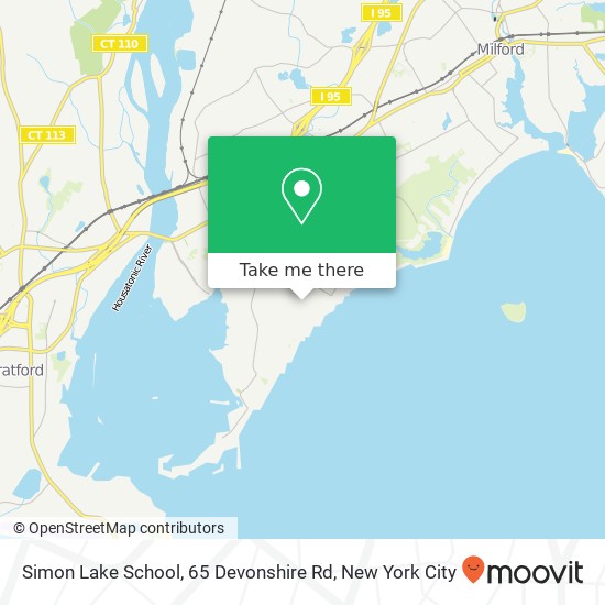 Mapa de Simon Lake School, 65 Devonshire Rd