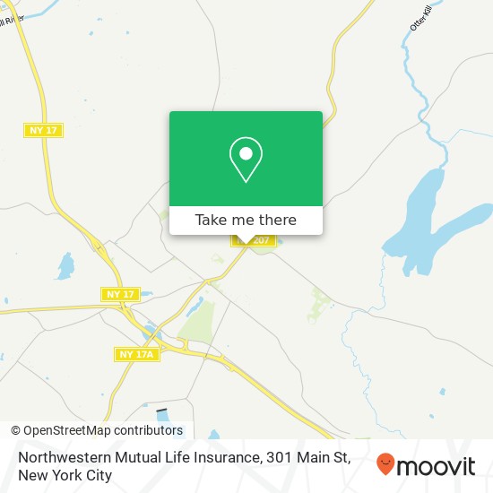 Northwestern Mutual Life Insurance, 301 Main St map