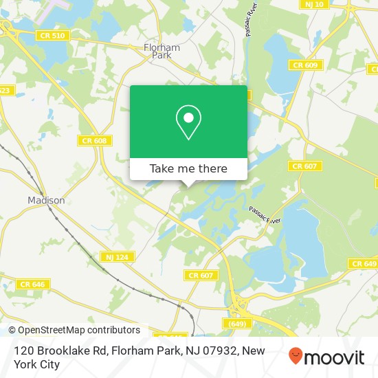 120 Brooklake Rd, Florham Park, NJ 07932 map