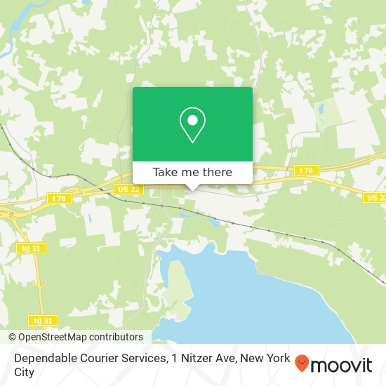 Dependable Courier Services, 1 Nitzer Ave map